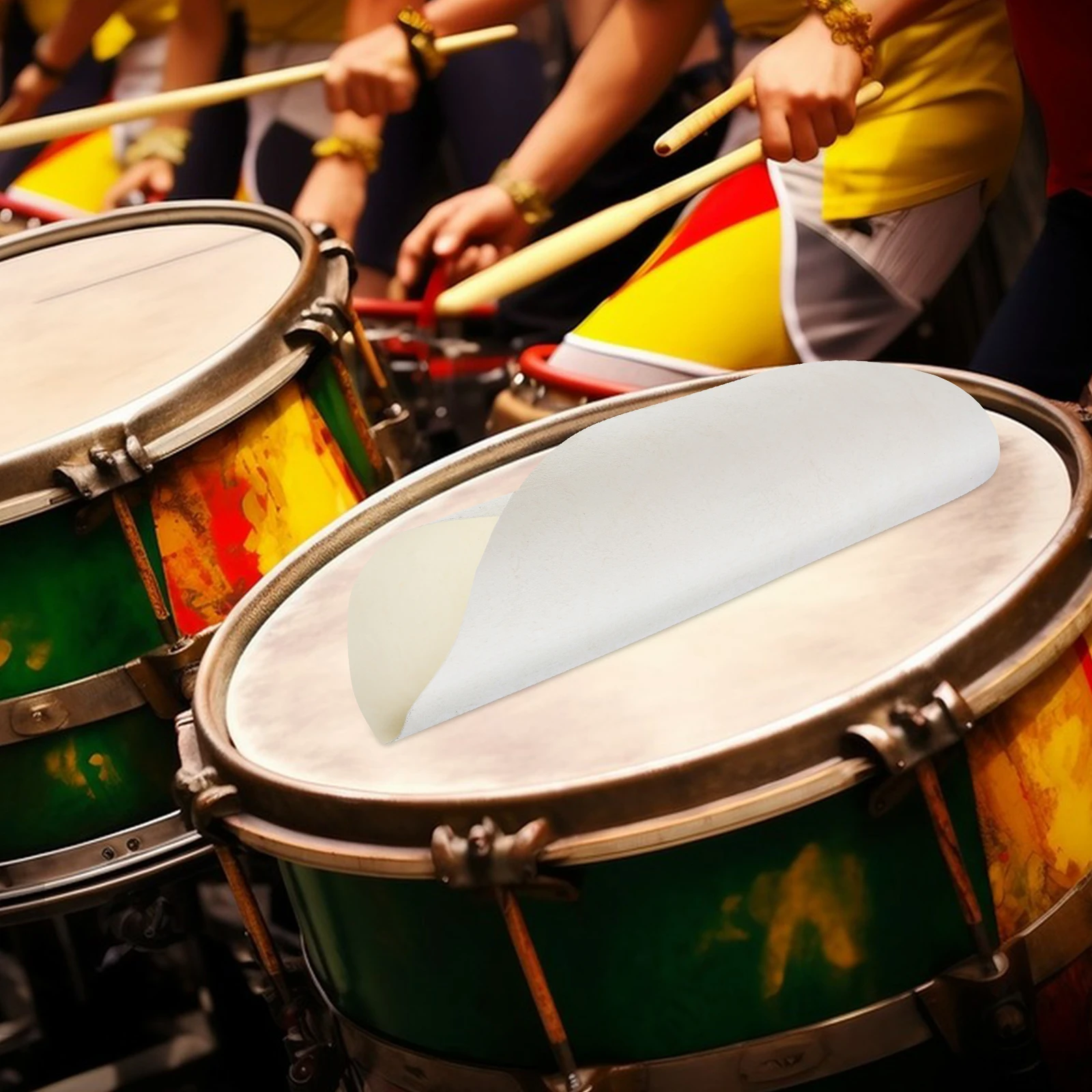 La sostituzione naturale della testa di capra per tamburi africani. La batteria Djembe compatibile con la pelle rotonda resistente allo strappo migliora la qualità del suono