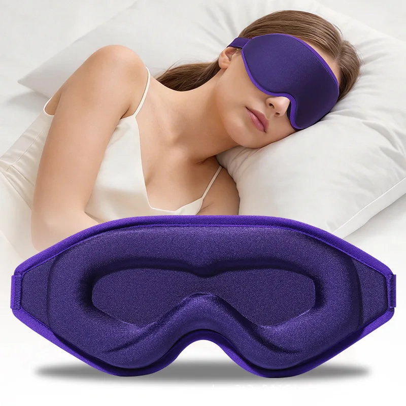 Neue 3D-Schlafmaske, Stereoskopische Lichtblockierende Schlafmaske für Männer und Frauen, Reise-Augenmaske