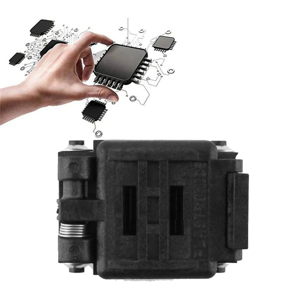 مقعد اختبار الرقاقة لاختبار 36QN50S16060 Plastronics IC ومقبس حرق لاختبار QFN36 MLP36 MLF36