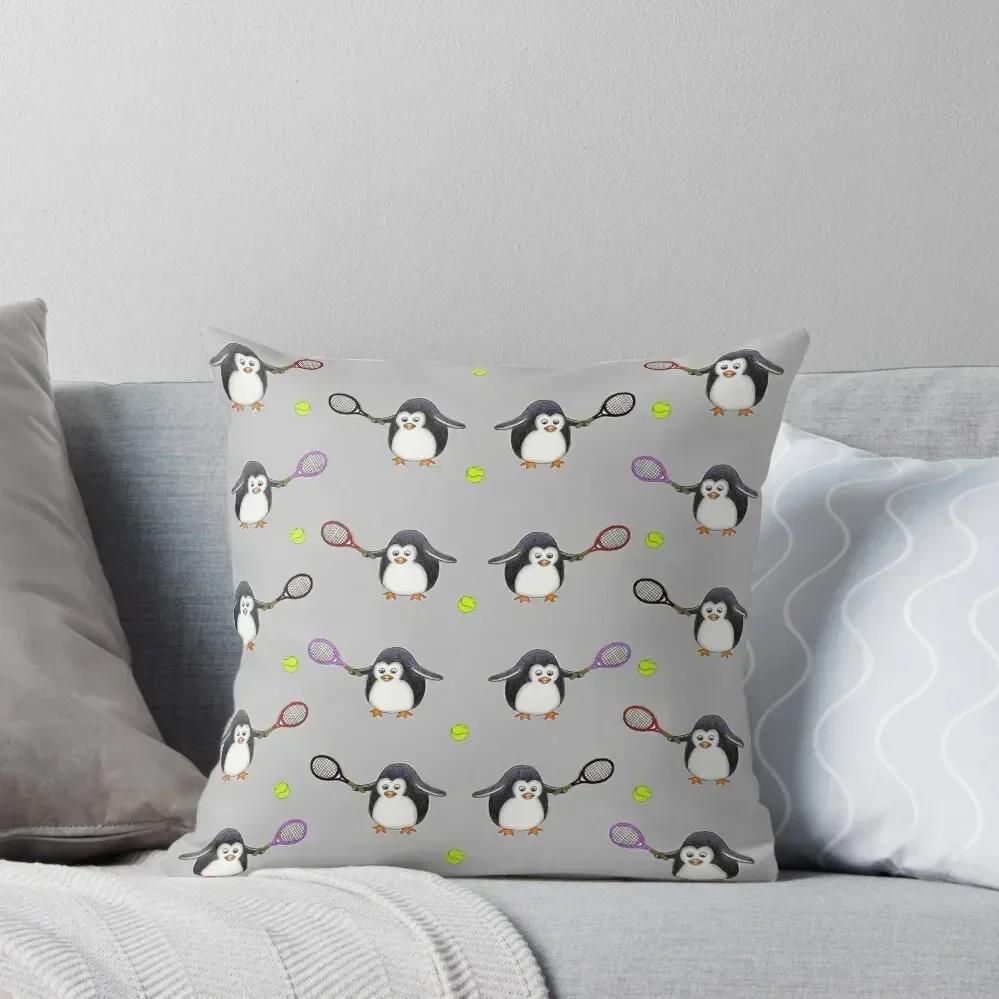 

Tennis Penguins Throw Pillow christmas supplies Cusions Cover christmas decorations 2025 autumn pillowcase pillow