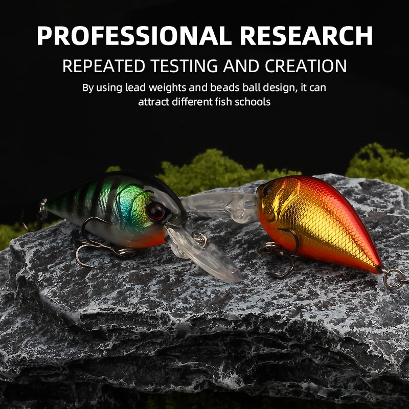 ماجيك يعمل 5 قطعة لكل مجموعة مايكرو كرانكبيتس 35 مللي متر DR 4.2 جرام الصيد إغراء Wobblers سمك السلمون المرقط السحر كرانكبيت العائمة الطعوم الاصطناعية #5