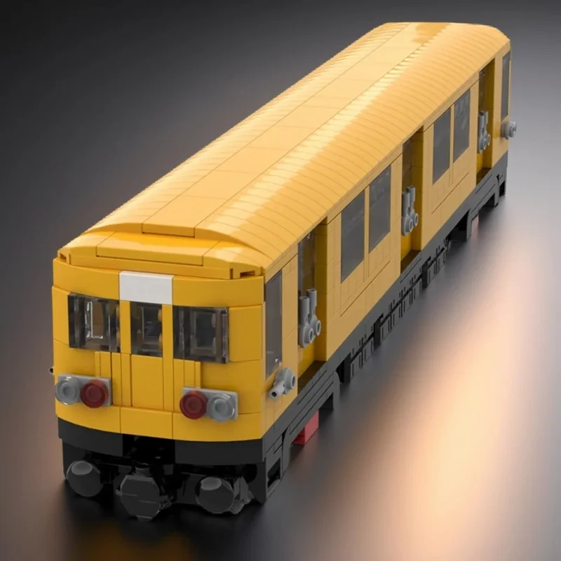 884pcs MOC Berlin U Bahn BVG Class F Model Building Blocks Home Decor Desk Display Shelf Accent Creative Office Gift For Adults