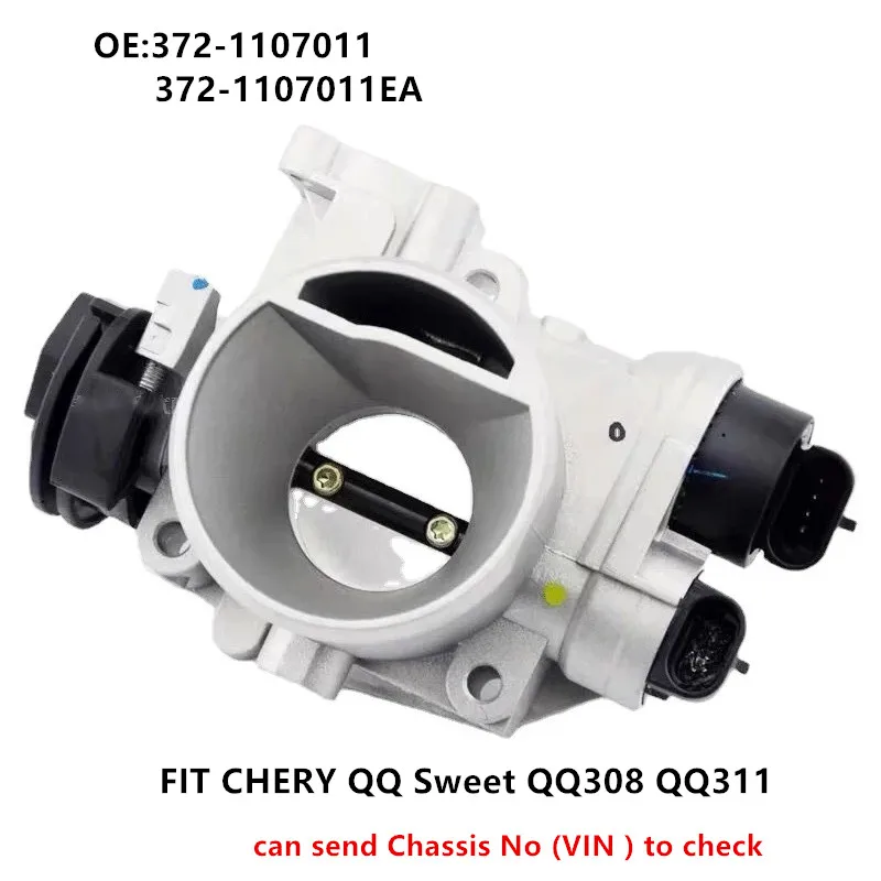 Throttlen Body Assy for Chery QQ Sweet QQ308 QQ311 372 472 Siemens System Marelli Throttle Valve Car Accessories