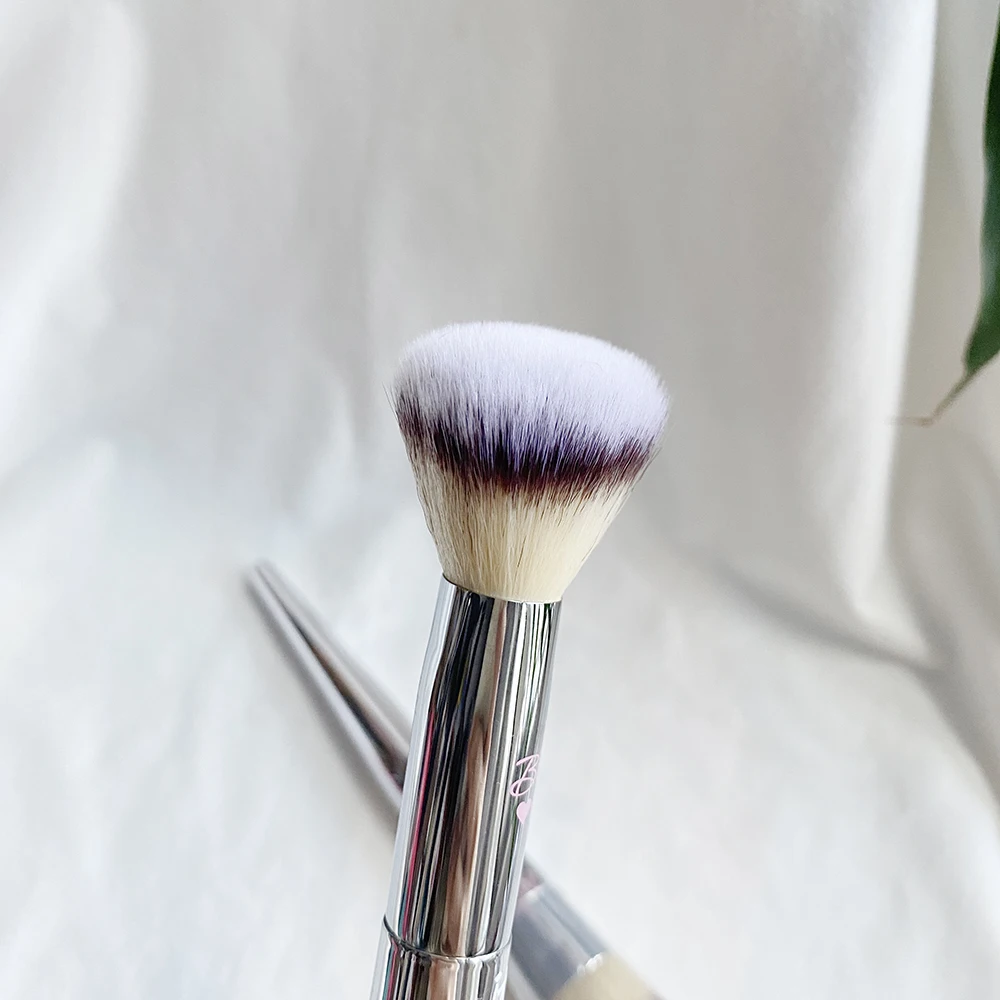 Love Beauty Fully Makeup brush 227 Flawless Blush Cosmetic Brush - Angled Fluffy powder creamy blush and highlighter brush