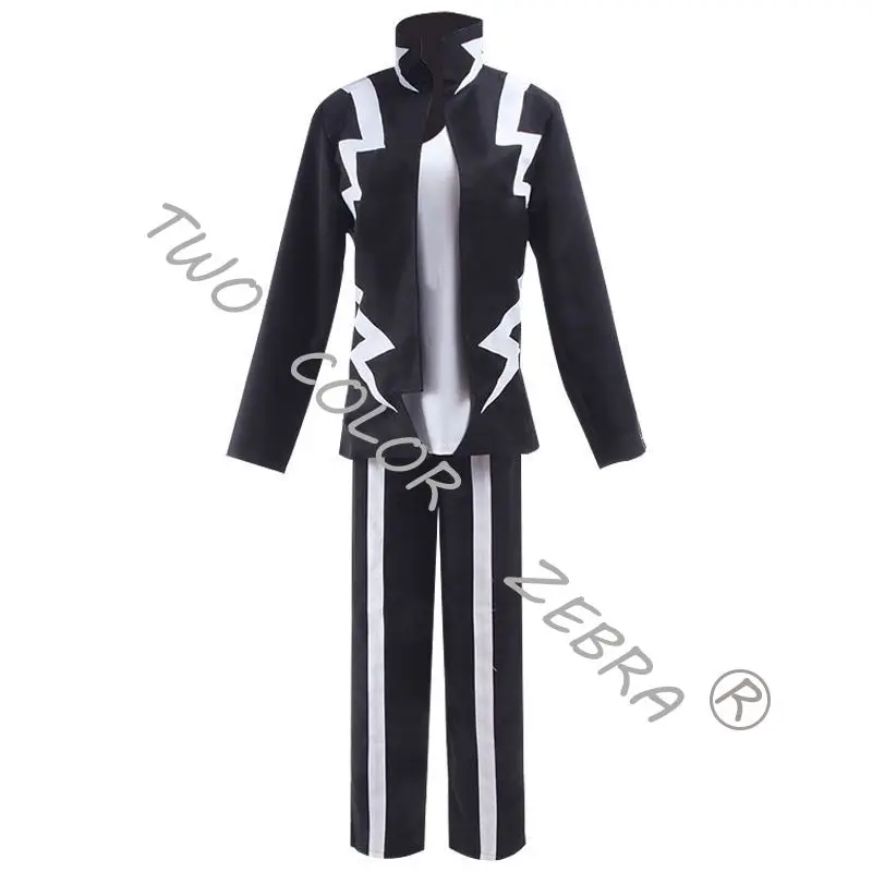 Anime My Hero Academia Cosplay Costume Kaminari Denki Short Wigs Hairpin Black Uniform Suit Halloween Christmas Party Outfit