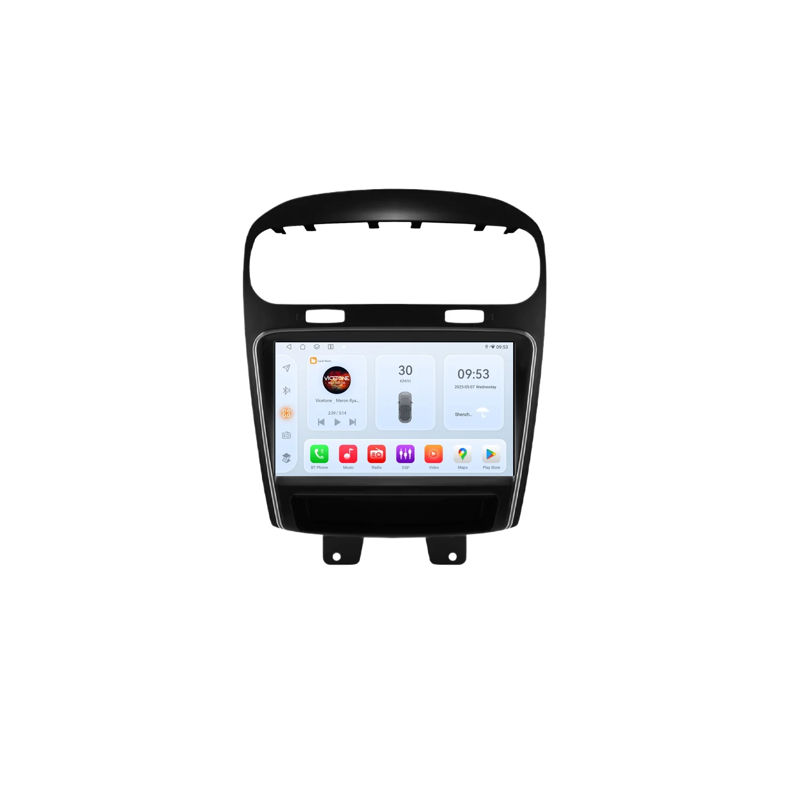 9" Hizpo CarPlay Android Auto Autoradio für Dodge Journey 2011 - 2019 FIAT Freemont 2012 - 2014 Navi GPS DSP 4G BT SWC 360 ° CAM