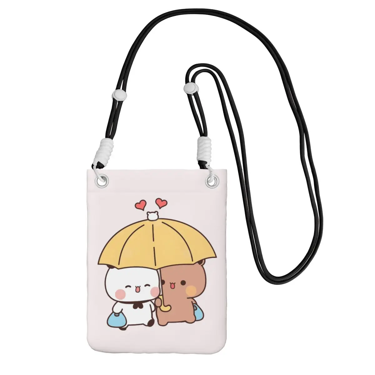 

Custom Bubu Dudu Smart Phone Wallet With Strap Lovely Crossbody Bag Women Men Running Mobile Phone Bag