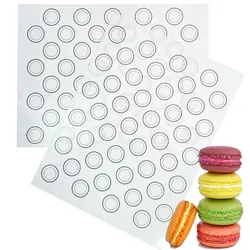 1PC Silicone Baking Mat for Oven, Baking Macarons Cookies, Reusable Nonstick & Easy to Clean, 40cm/15.75 X 30cm/11.75inch, White