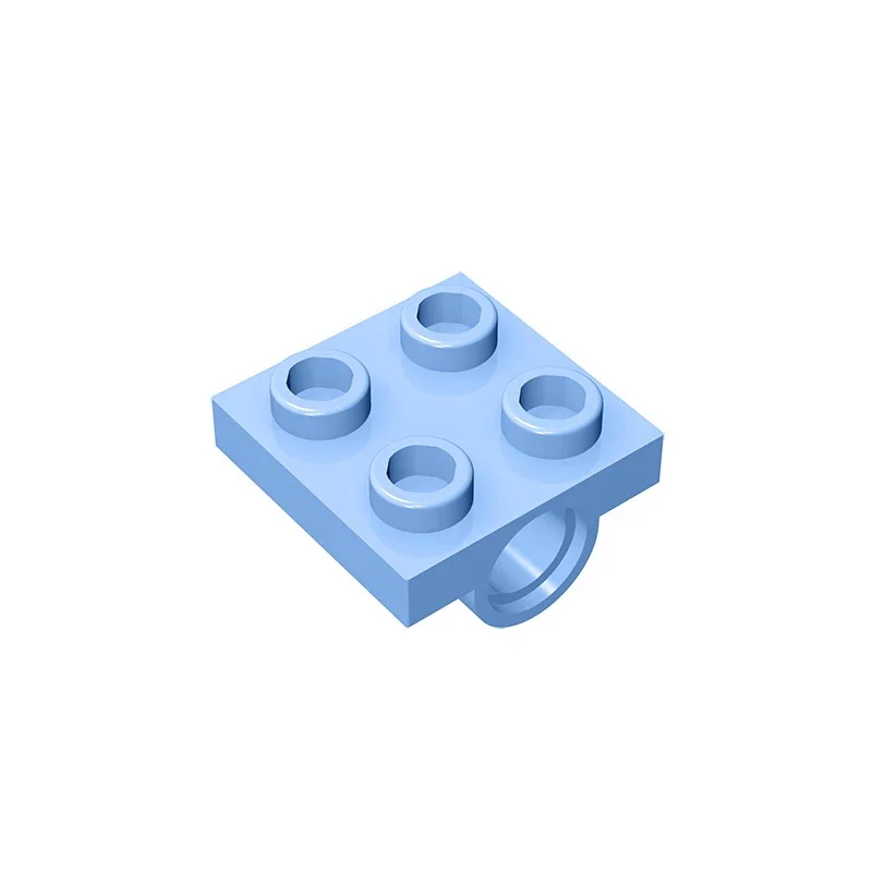 Gobricks 1 pz MOC 2x2 con 1 foro per perno mattoni compatibili con 10247 modello di blocchi di costruzione parti bambini fai da te assembla giocattoli regali