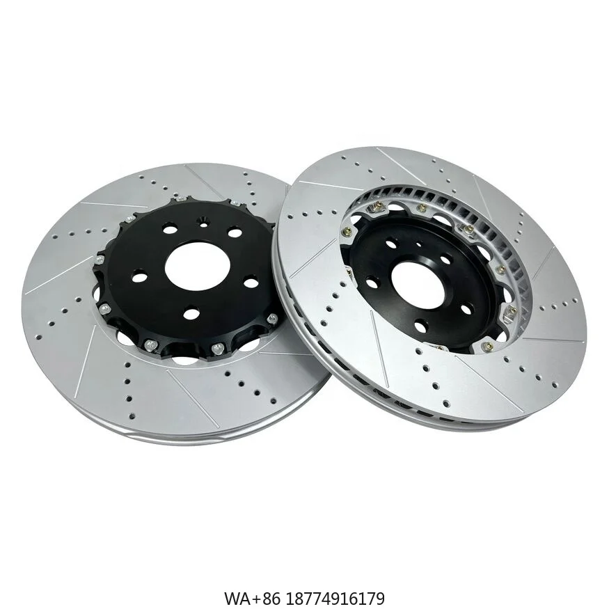 

Aluminum Hub 345Mm 355Mm 330Mm 370Mm Front 2 Piece Floating 2 Piece Brake Disc Caliper for Coupe