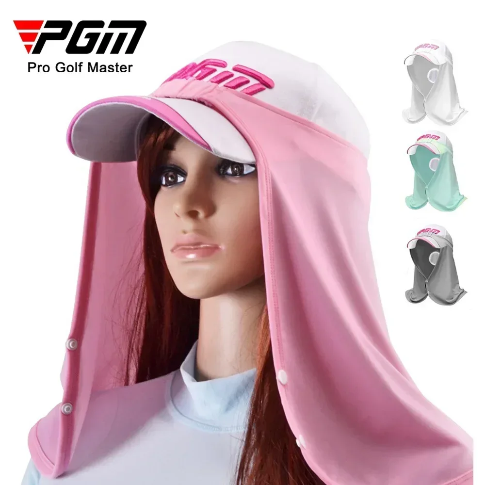 PGM Men Women Summer Sun Protection Golf Caps No Hat Viscose Fiber Scarf Sun Protection Headscarf Viscose Fiber Mask Without Hat