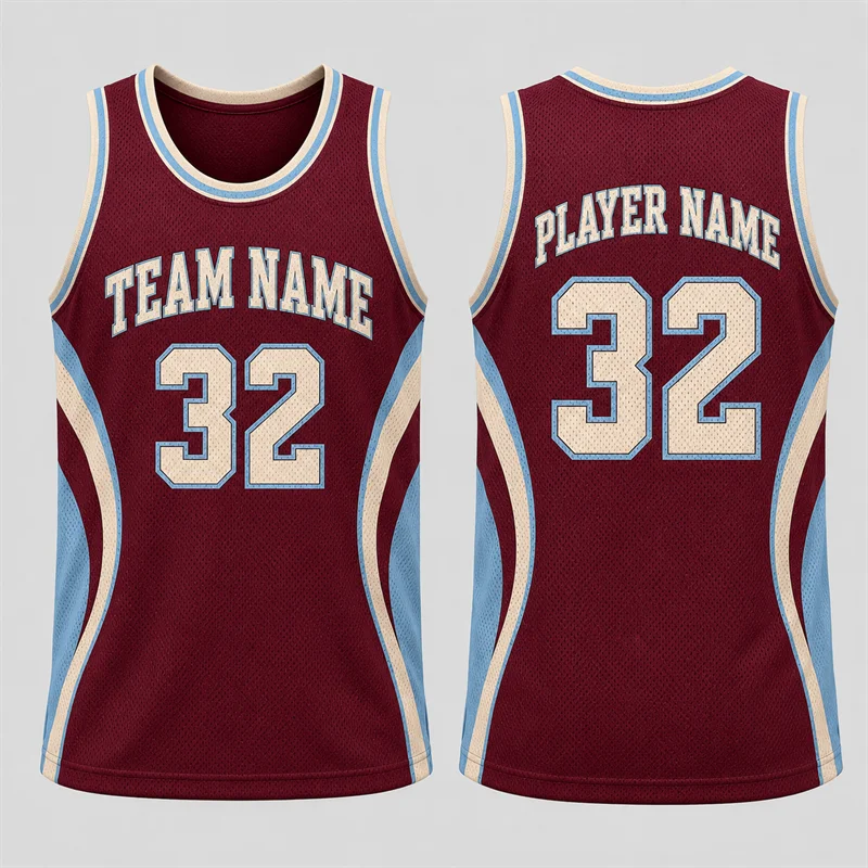 Fashion Personality Mens Basketball Jersey Free Custom Name Team Name Number 3D Printed Vest Loose Quick Dry Sports Tees Tops
