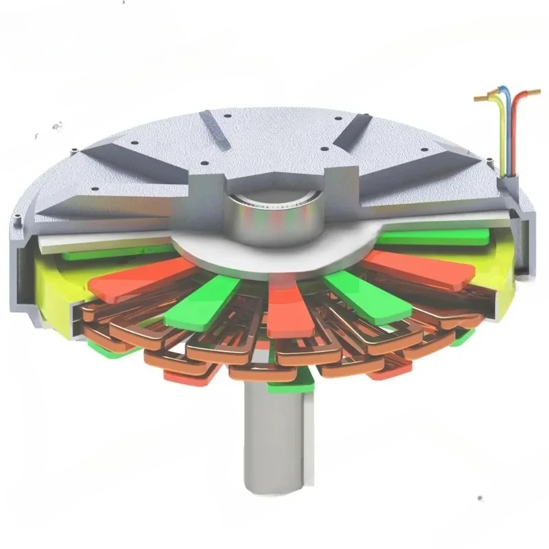 3KW Axial flux permanent magnet generator low rpm for Vertical axis wind turbine