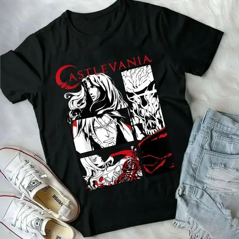 CASTLEVANIA Symphony of The Night New Unisex T-Shirt,top Gaming Vidio Shirts for Women  Women Clothing  Graphic T Shirts