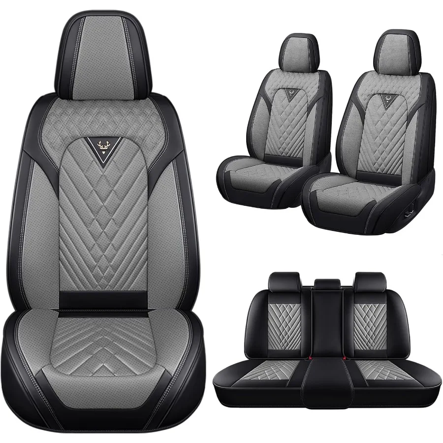 

Чехлы на автомобильные сиденья, подходящие для Dodge Charger 20062023, 5-местный нескользящий кожаный чехол на сиденье из наппа с подушкой безопасности, совместимый премиум-класса Sport