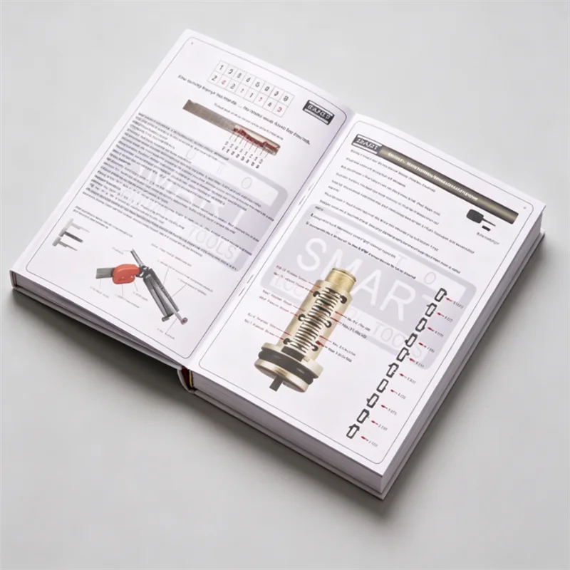 

2026 new Lishi 2-in-1 Locksmith Tool User Manual Book Instruction Guide for Automotive Locks And Keys