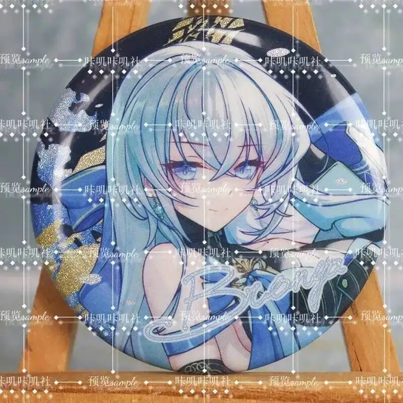 

2025 Anime Game Cosplay Badge Laser Ticket Tabletop Decoration Honkai: Star Rail Bronya Rand Acrylic Stand Figure Model Plate