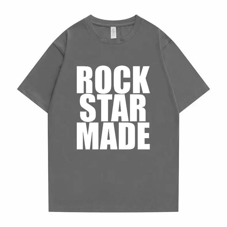 Rock Star Made Playboi Carti Graphic Tshirt Rap Merch 2024 Music Concert Merch Opium Print T-shirt Men Hip Hop Oversized T Shirt