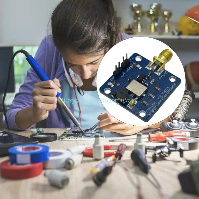 실험실 프로젝트용 462D 조정 가능한 VCO 발진기 모듈 신호 발생기 모듈 2200MHz-2500MHz 주파수