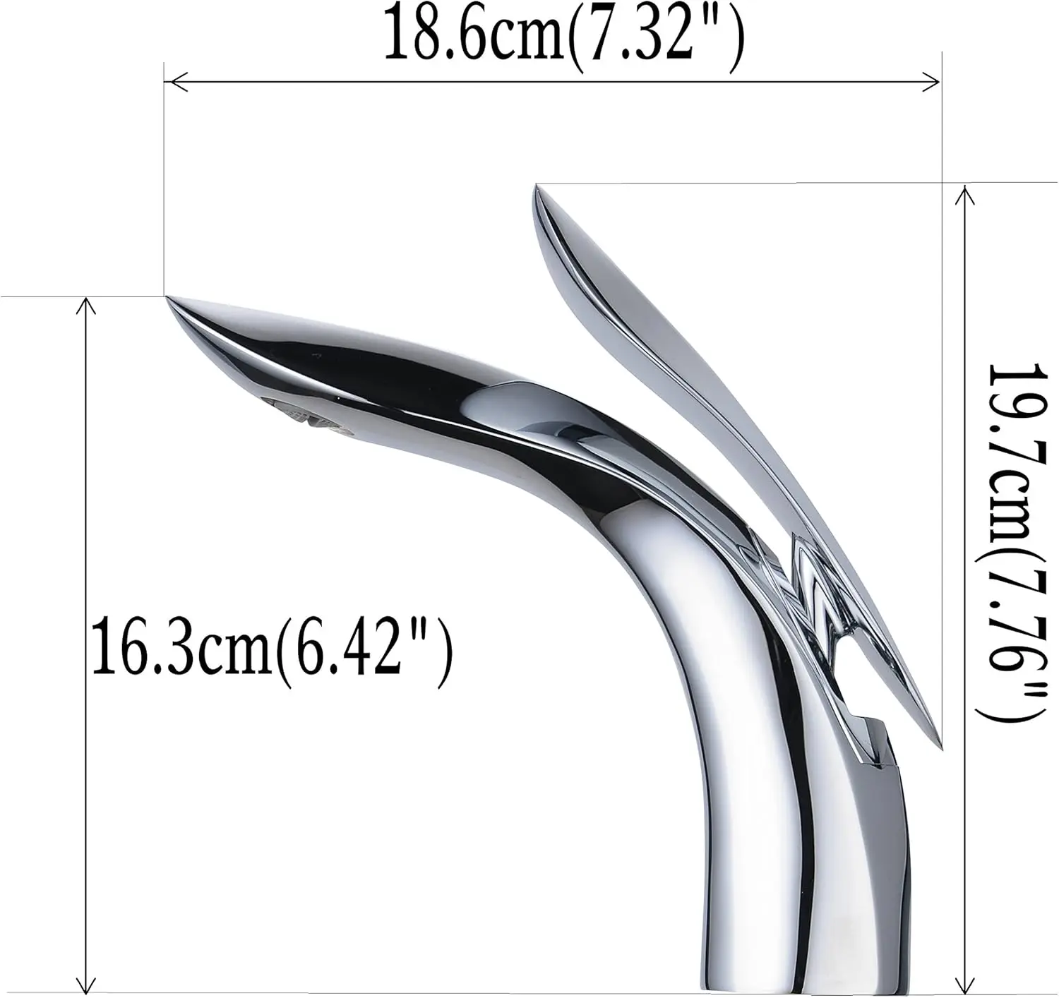 Bathroom Faucets for Sink 1-Hole： Sink Faucets Chrome Bathroom Faucets Single Handle Vanity Faucets,  BL8801