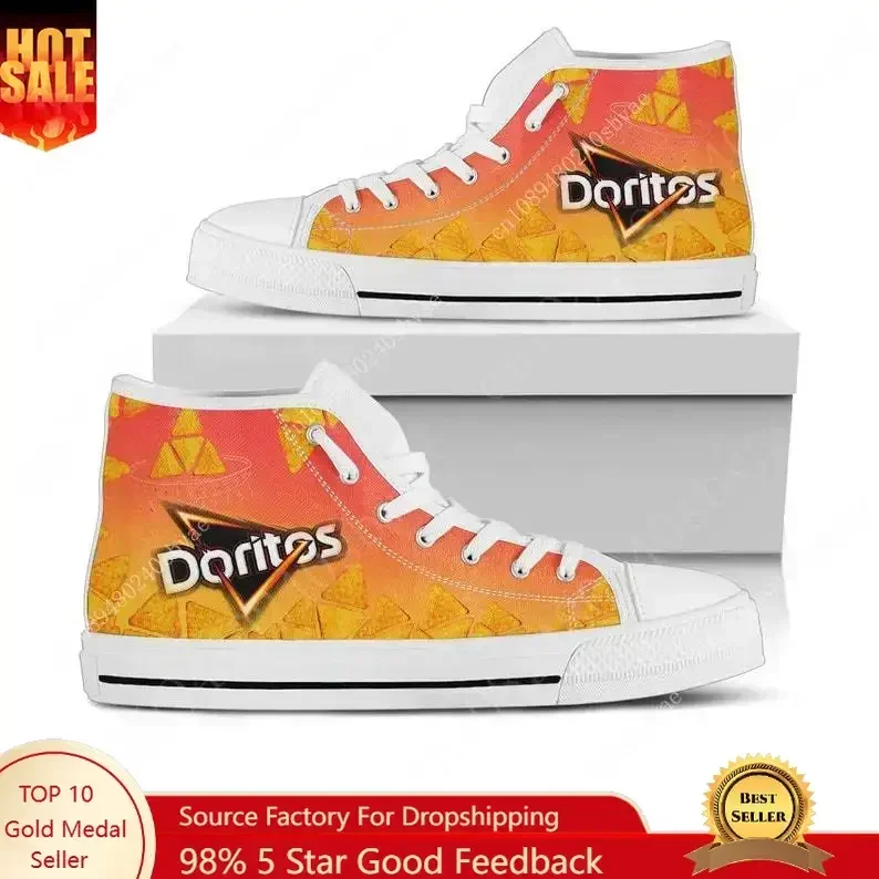 

Doritos High Top Shoes Mens Womens Teenager Sneakers Canvas High Quality Outdoor Daily Sneaker Custom Made Couple Shoe