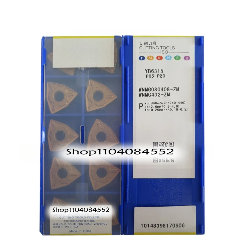 

Special Price Original CNC Cylindrical Carbide Inserts YB6315 WNMG080404-ZM WNMG080408-ZM WNMG 080404 080408 ZM