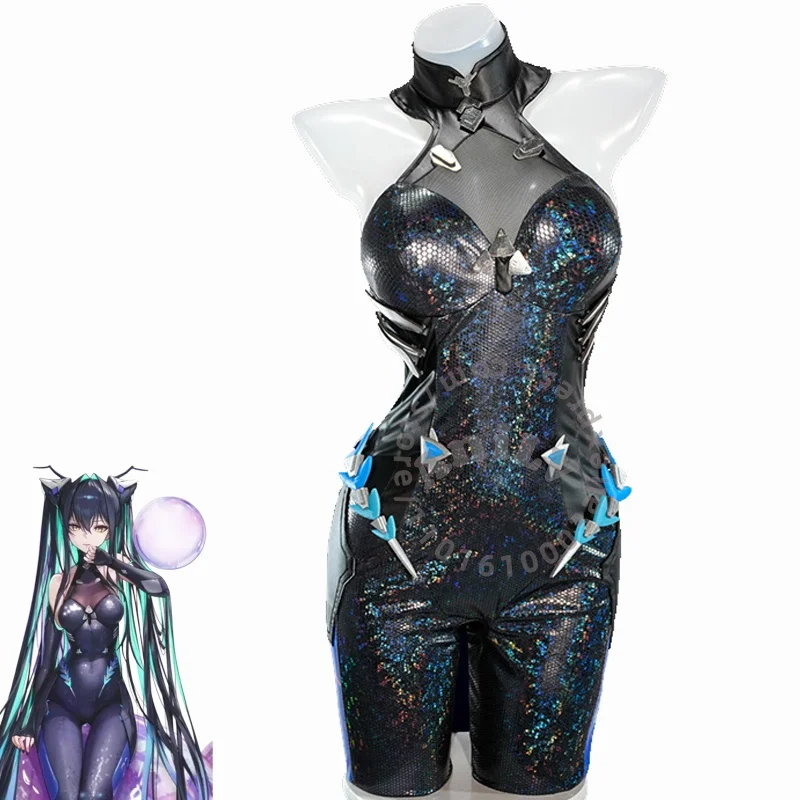 

AniLV Game Anime Princess Queen Mermaid Uniform Tight Bodysuit Outfits Jumpsuit Cosplay Costumes