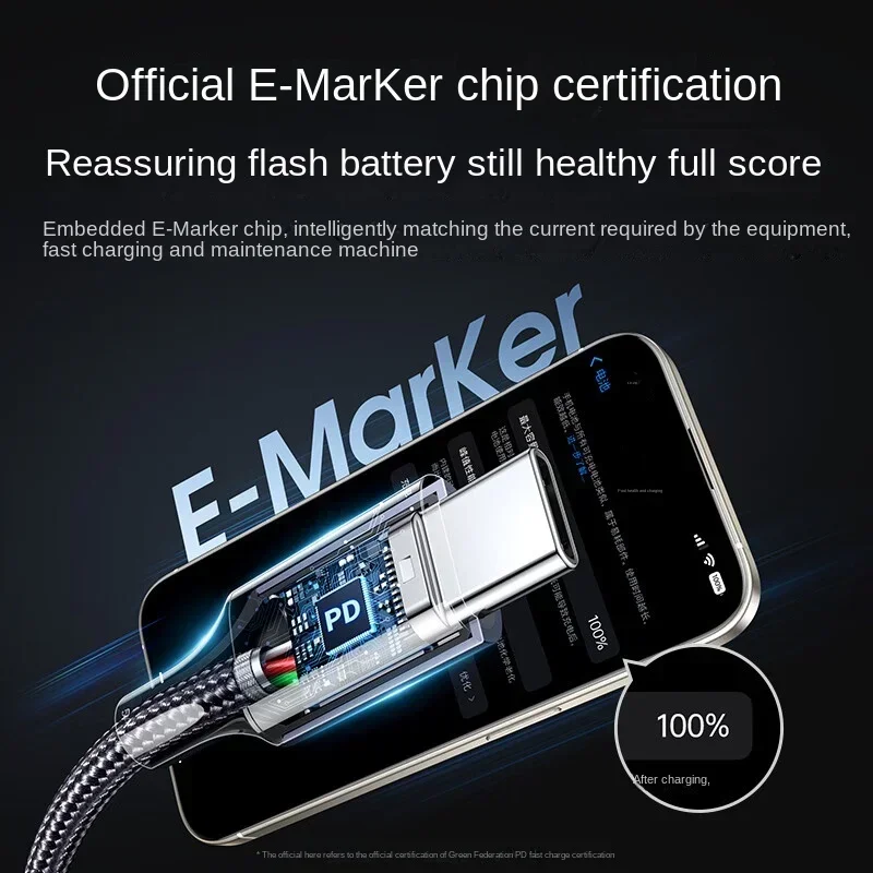 

UGREEN Автомобильный пружинный кабель USB C к USB C 100 Вт PD Быстрая зарядка для Apple huawei Samsung iPhone 16 15 USB Type C Cabe Android Braid