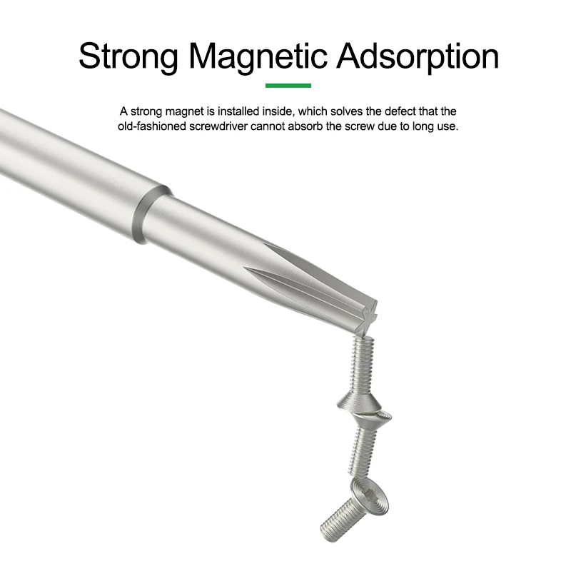 Cacciavite per riparazione Laptop con testina di taglio in acciaio S2 RELIFE RL-728B strumento di manutenzione per smontaggio magnetico ad alta