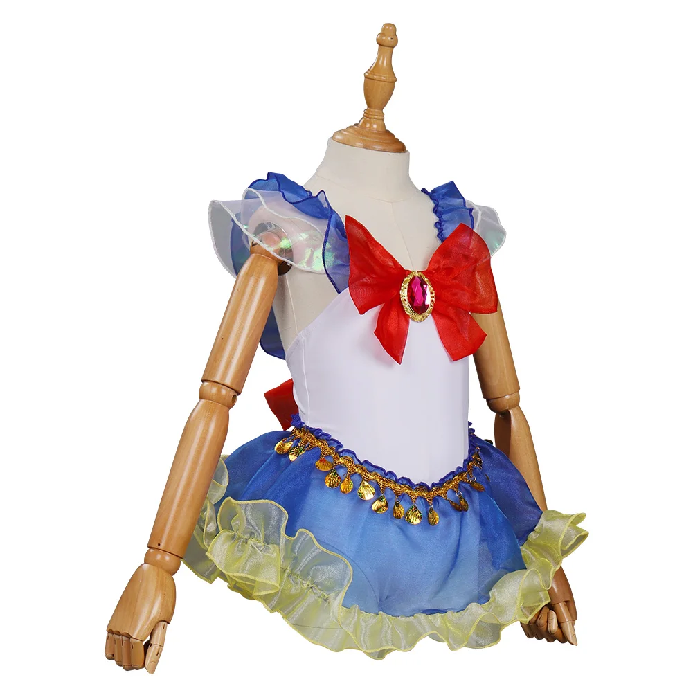 Tsukino Cosplay Usagi costumi da bagno Costume Cosplay bambini ragazze tuta Costume da bagno abiti Halloween Carnival Suit