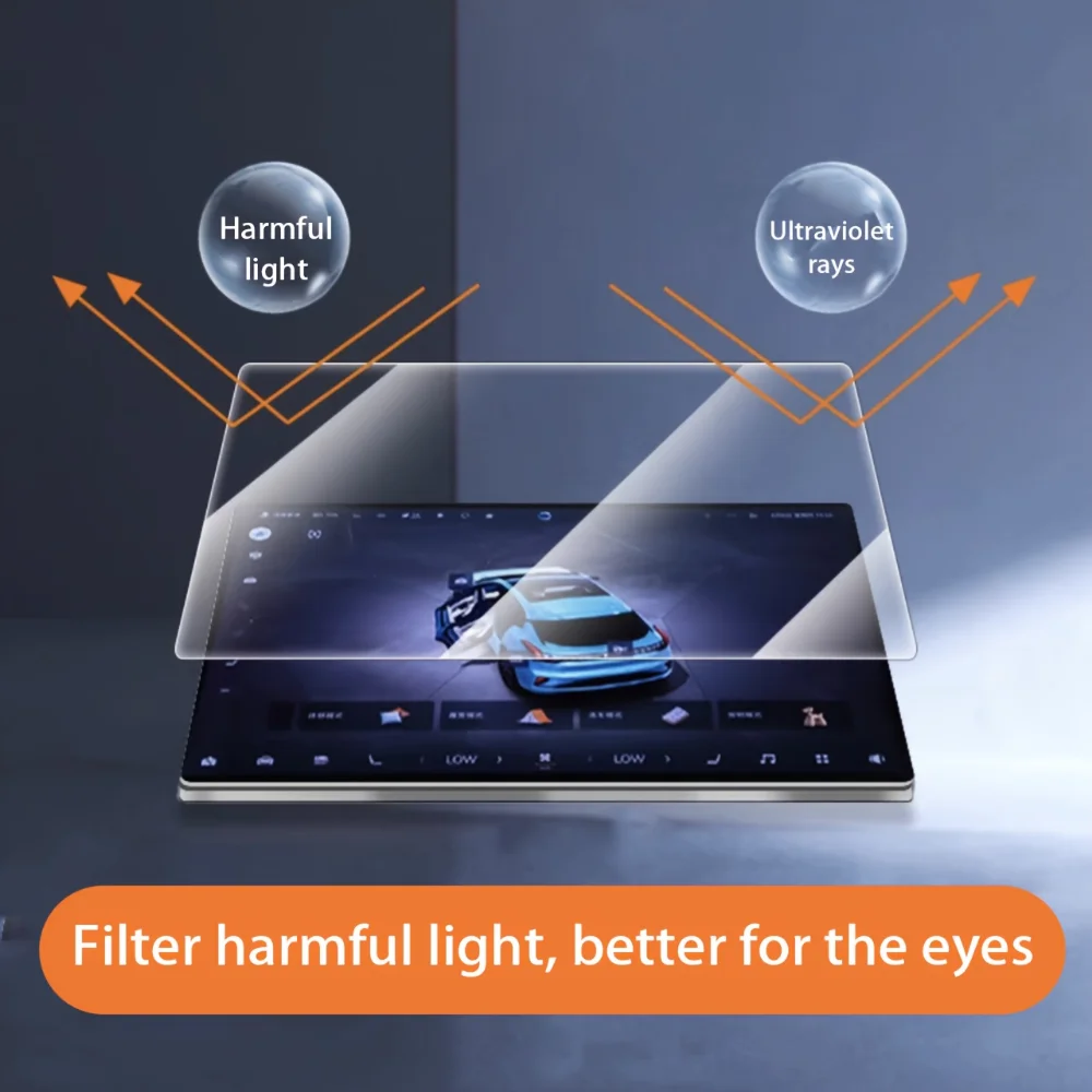 ل BYD دولفين ختم القرش أغنية هان تانغ تشين L سيارة الملاحة شاشة الملحقات الزجاج المقسى مقاومة للخدش طبقة رقيقة واقية #2