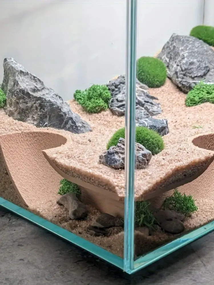 Aquarium Ground Floor Residents Underground Tunnel Aquarium/Games and Lounge Observation Window. Aquarium Underground Corner Tun