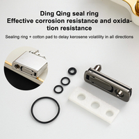 Modified Inner Liner Cotton Base Zip Lighter, Metal Sealed Design with Volatilization Reduction