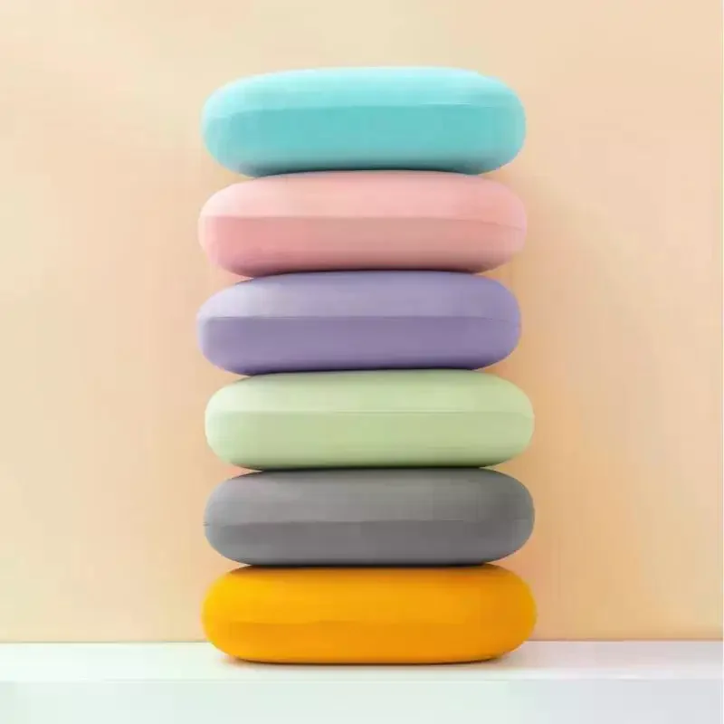 Ice Silk Cooling Pillow with Cool Touch Surface Soft Neck Support for Home Sleep Office Nap Short Trips