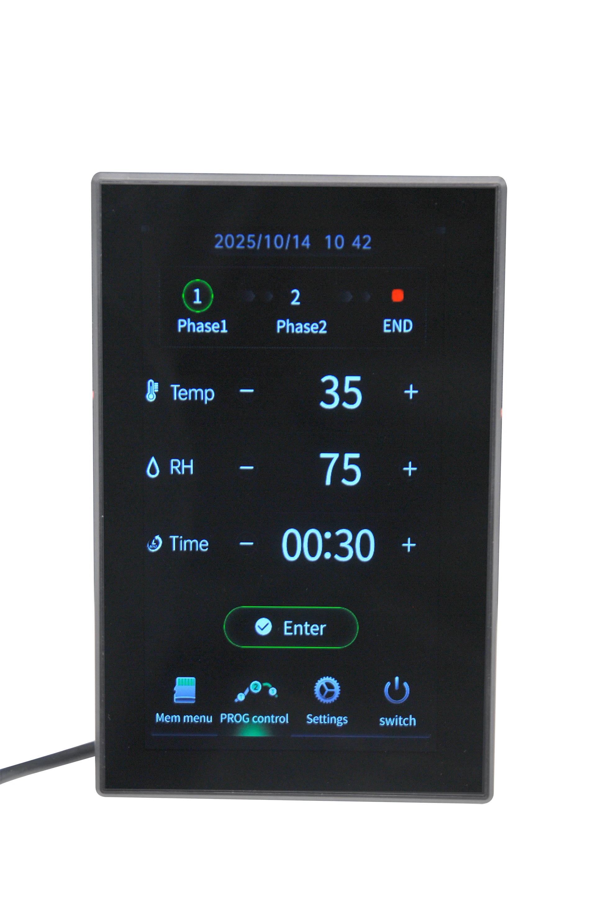 Customizable 7-Inch Touch Screen Proofer Controller with 1C Accuracy / Support IP68 Rated for Proofing Cabinet