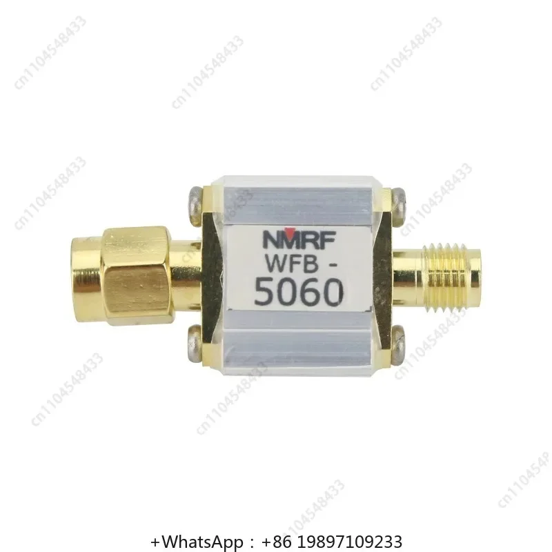 WFB-5060 Broadband Bandpass Filter With SMA Connectors For 5.8G (5000-6000MHz) UWB Wireless System