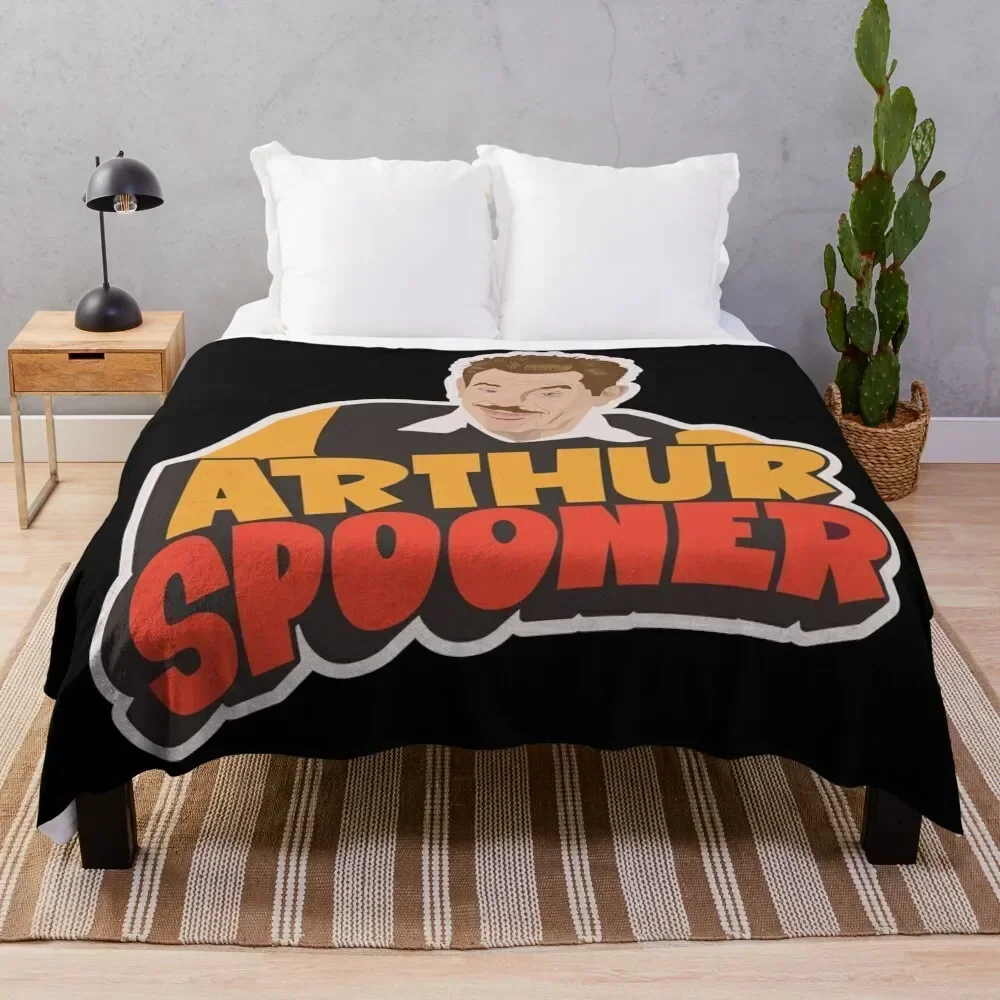 Arthur Spooner Illustration - Quirky Charm from King of Queens Throw Blanket Bed Fashionable Blankets For Sofas Large Blankets