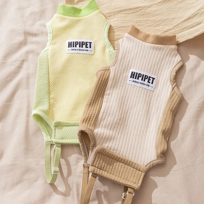 

Cat Recovery Suit Female Spay Neuter Post Surgery Onesie Anti Lick Soft Stretch Breathable Cone Alternative Belly Wrap Cozy Soft