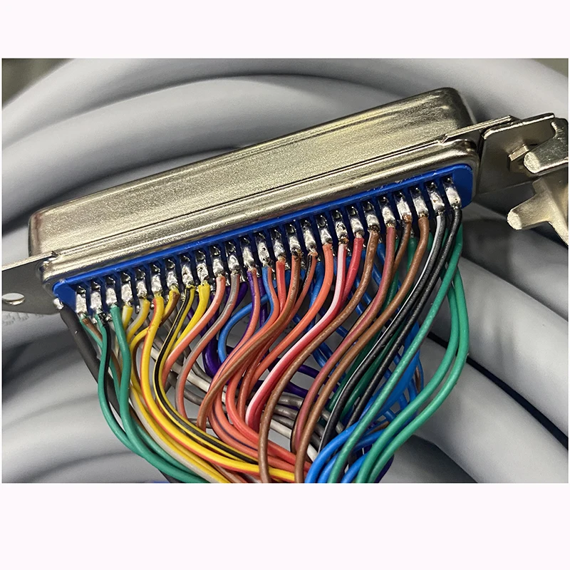 High Quality 25 pairs of 50pin Power Connector Cables RJ21 50pin Single Female head Cable Suitable for various switches