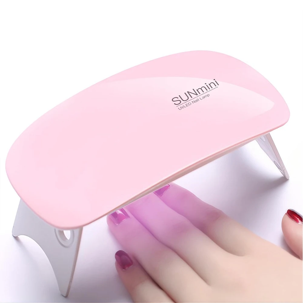 

Foldable Nail Lamp 6w Uv Led Lamp For Nails Machine 6 Uv Leds Gel Nail Polish Dryer Lamp Manicure Tool Professional Equipme