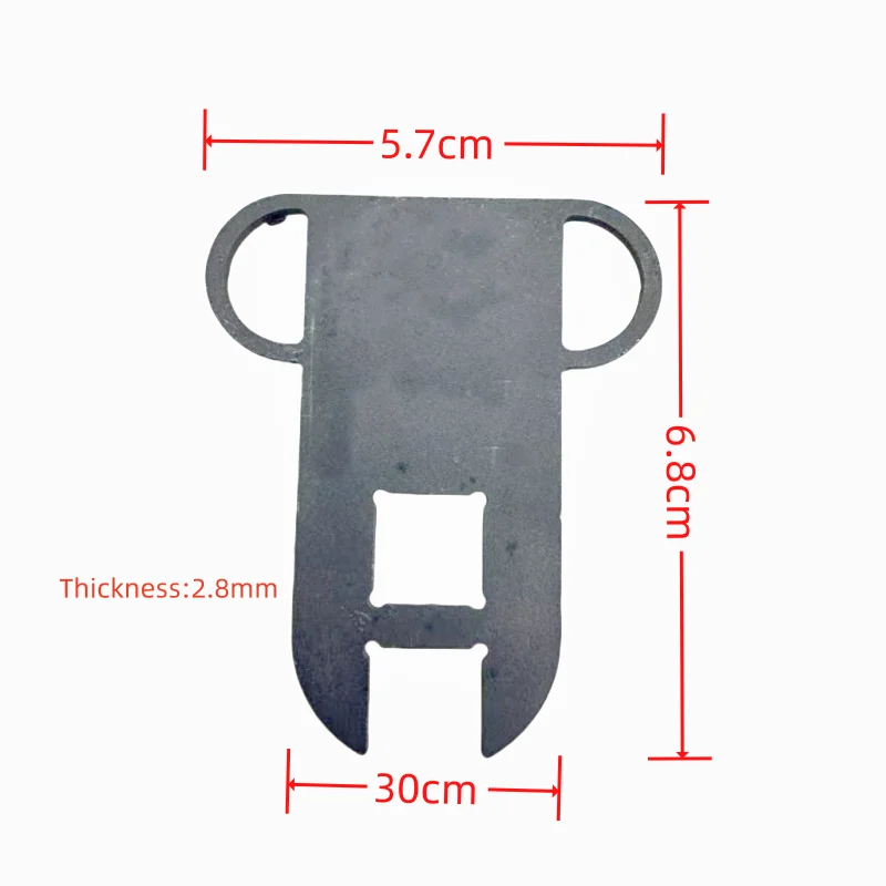 Thickened backpack rope clip, belt buckle, made of carbon steel material