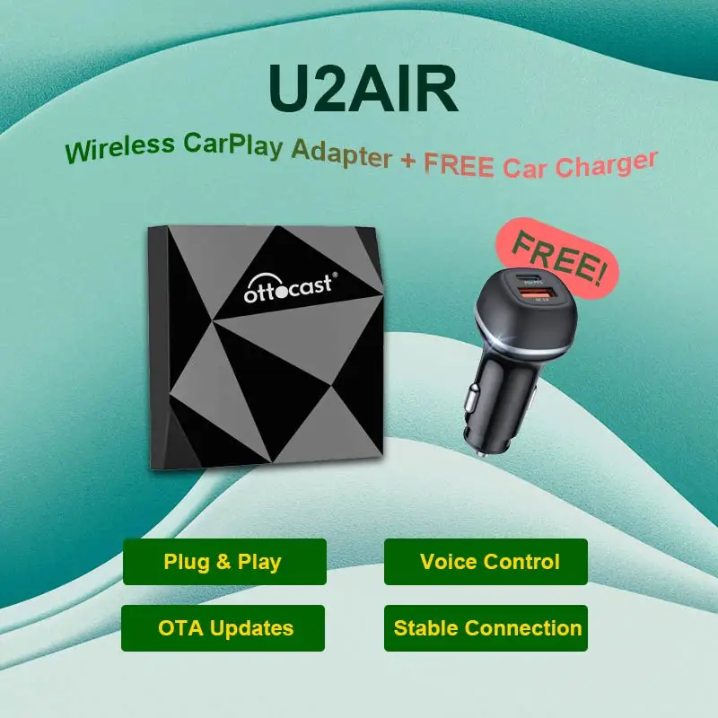 

U2Air Wireless CarPlay автомобильные интеллектуальные системы автомобильные игровые аксессуары электронные устройства подарок на день Святого Валентина отца хит продаж