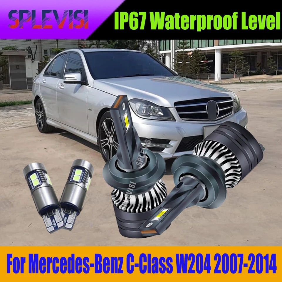 

H7 HEADLIGHT HEADLAMP BULB MAIN DIPPED BEAM - Fan Design Under the Bulbs For Mercedes-Benz C-Class W204 2007 2008 2009 2010-2014