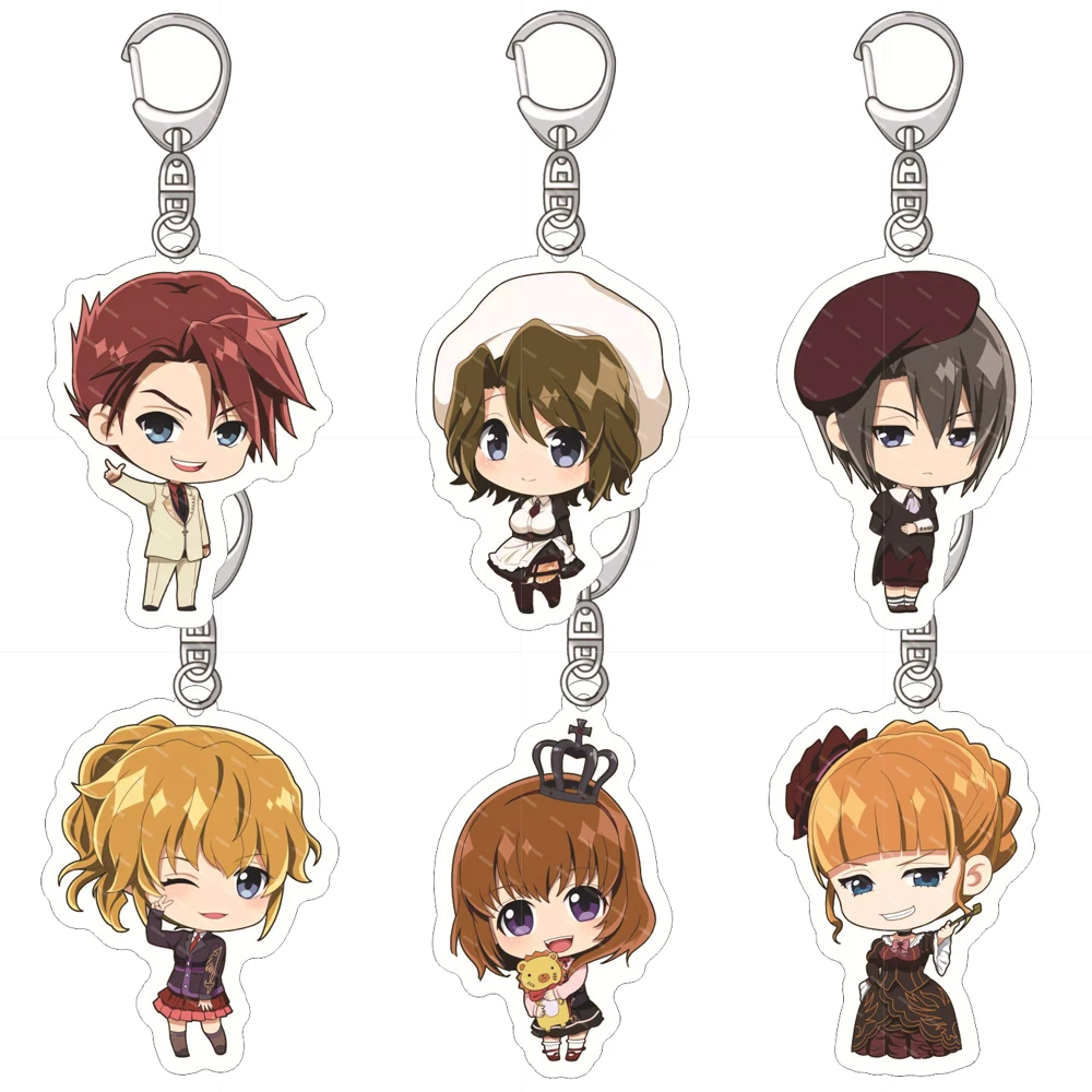 Аниме Umineko When They Cry акриловый брелок фигурки Джессика Ботлер Нацухи Уизромия косплей сумка кулон брелок реквизит подарки