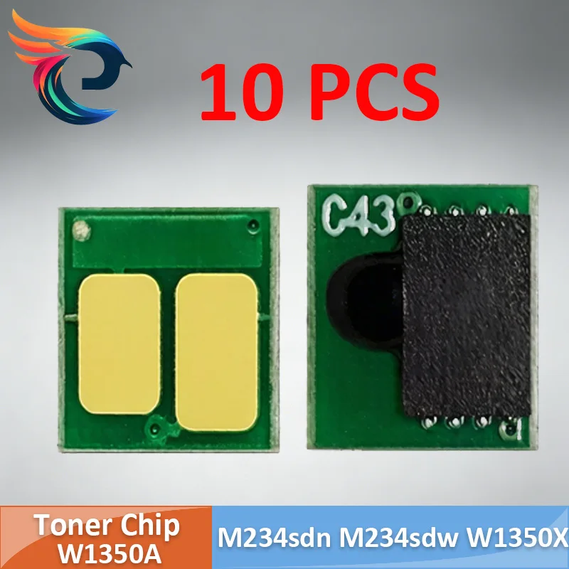 

10PCS W1350A W1350X Toner Chip for HP LaserJet M209dw M234dw M234sdn M234sdw W1350X Printer Reset Cartridge Chips