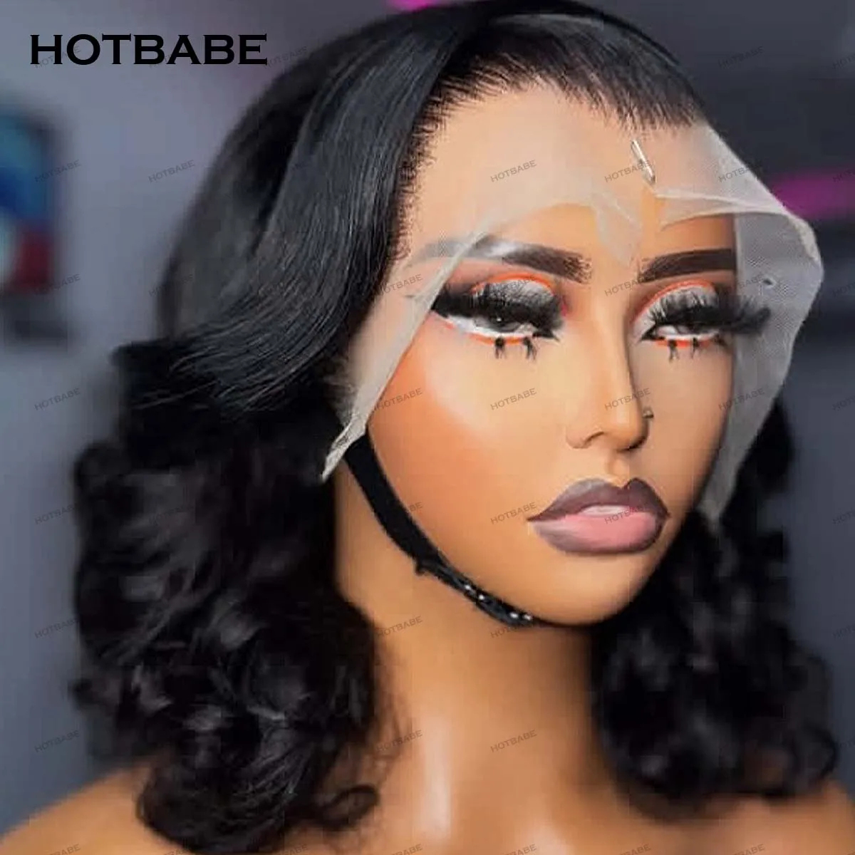 

Парик из натуральных волос 400 Density Bouncy Curly Wear And Go, без клея, с HD-швами, супер-двойной вытяжки, 13x6 HD Lace Frontal Wig, предварительно вычесанный