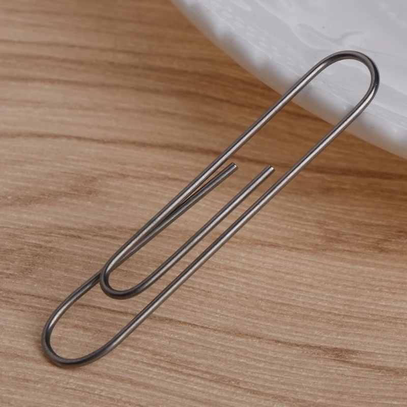 Self Bending Paperclip Memory Shift Toy Metal Made Relieve Stress Photo Props Stage Performance Illusion Mentalism