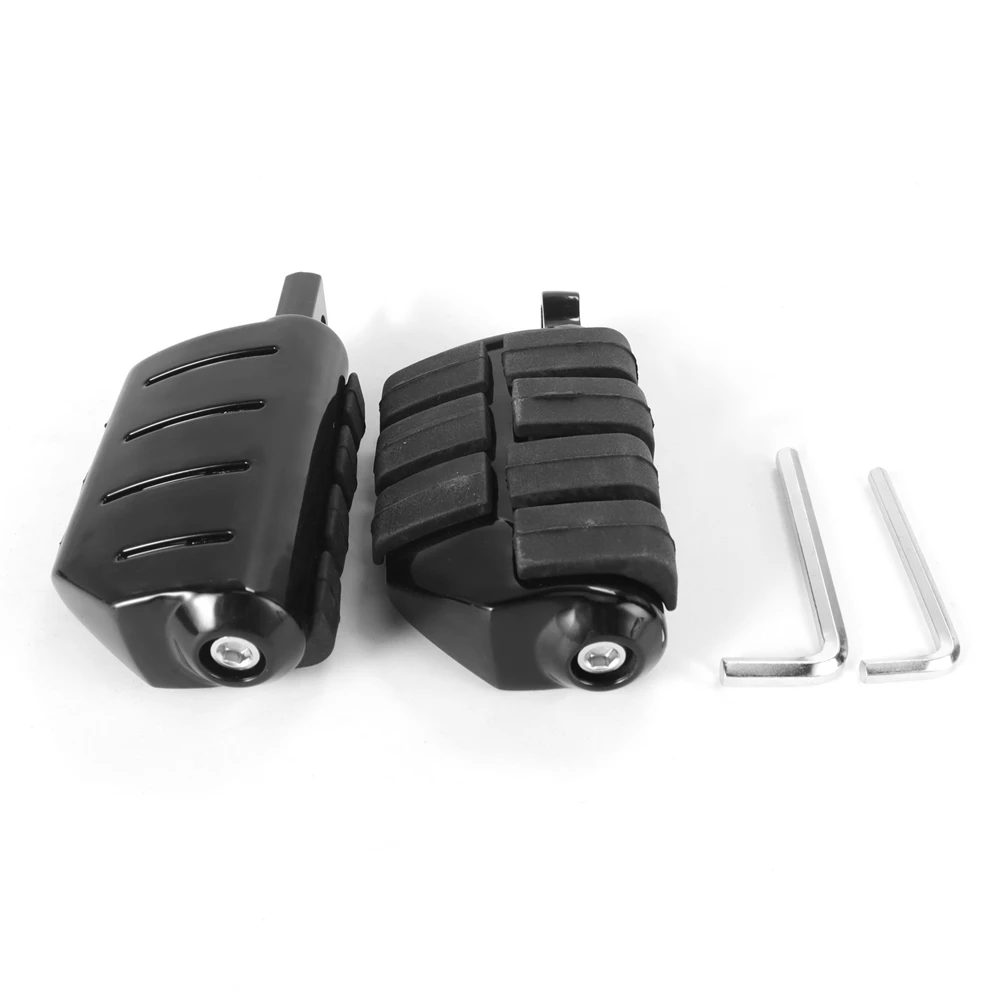 Reposapiés de montaje masculino para motocicleta Harley Softail Sportster Dyna Glide Fat Boy Road King Honda GOLDWING GL1800 Yamaha