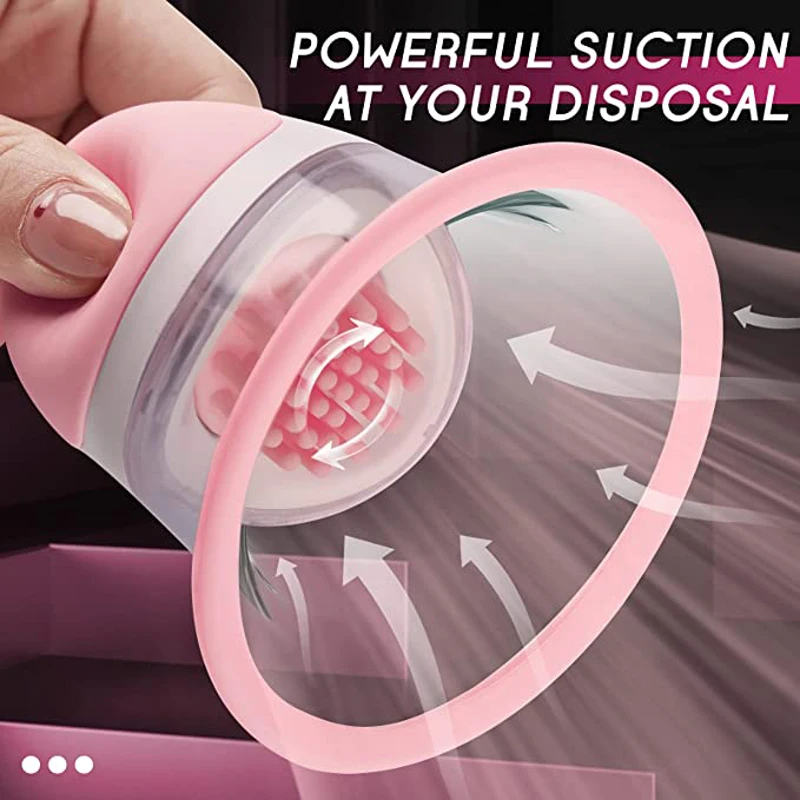 Manual Nipple Sex Toys Sucking Stimulator Massager Vibrator Nipple Clamps Sucker Adult Sex Toys & Games for Women Female Couples