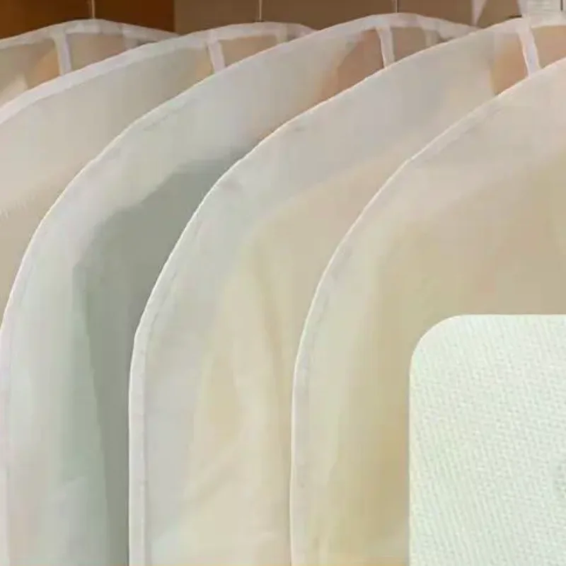 1Pcs Durable Transparent Garment Protectors Half-Body Suit Coat Covers Dust Dirt Protection Protects Suits Jackets Dresses